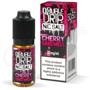 Cherry Bakewell Nic Salt E-Liquid by Double Drip