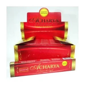 Nandita - Acharya Incense Natural & Organic Hand-rolled Masala Incense Sticks 15g