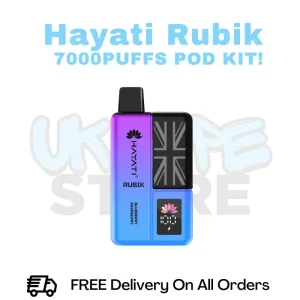 Blueberry Raspberry Hayati Rubik 7000 7K Puff Pod Kit - £6.99