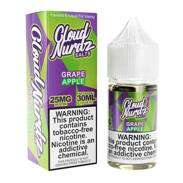 Cloud Nurdz Grape Apple Nic Salt - (30mL)