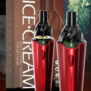 Lookah – Ice Cream Dry Herb Vaporizer Red