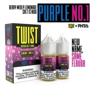 Purple No.1 Nic Salt by Twist E-liquids - ( 2 Pack)