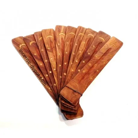 Wooden Flat Incense Holder - Image 2