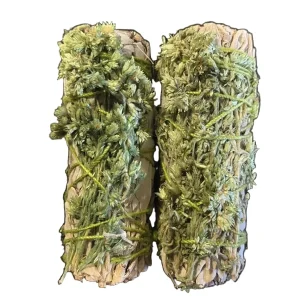 4" White Sage & Mullein Smudge Stick