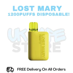 Banana Ice Lost Mary DM600 X2 1200Puff Disposable Vape Kit