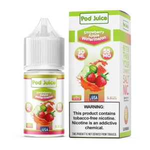 Strawberry Apple Watermelon by Pod Juice Salt – 30mL