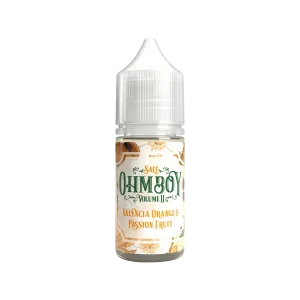 Valencia Orange and Passion Fruit Nic Salt E-Liquid by Ohm Boy Volume II