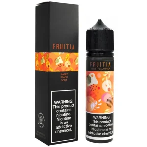 Sweet Peach E-liquid by Fruitia - (60mL)