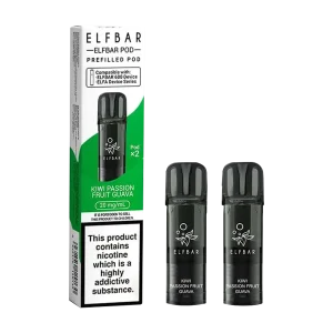 Kiwi Passion Fruit Guava Elfbar 600 Pods