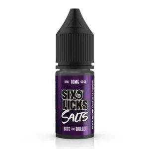 Six Licks Nic Salt Eliquid - Bite the Bullet