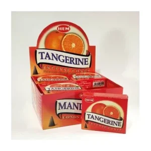 HEM - Tangerine Incense Cones (10 Cones)