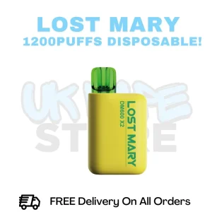 Pineapple Ice Lost Mary DM600 X2 1200Puff Disposable Vape Kit
