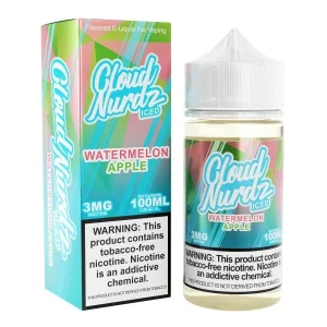 Cloud Nurdz Watermelon Apple Iced E-liquid - (100mL)