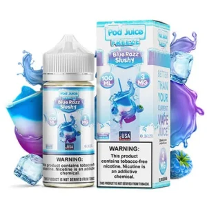 Blue Razz Slushy FREEZE | Pod Juice | 100ml (Final closeout)