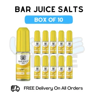 Pineapple Ice Bar Juice 5000 Salt Box Of 10