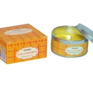 Goloka - Nag Champa Travel Tin Candle