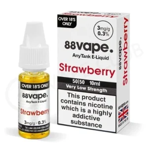 Strawberry E-Liquid by 88Vape Any Tank