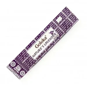 Goloka – Nature's Lavender 9″ Incense Sticks (15g)