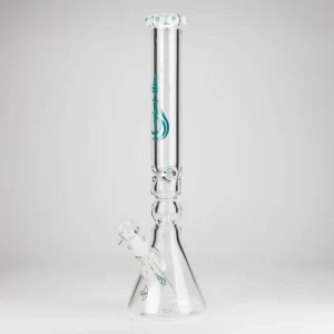 Genie - 19.5" 9mm Curved Shaft Glass Beaker Bong