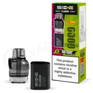 Kiwi Passion Fruit Guava SKE Crystal CL6000 Prefilled Pod