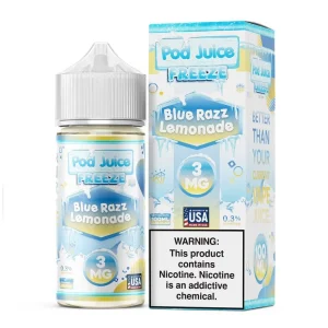 Blue Razz Lemonade Freeze by Pod Juice – 100mL