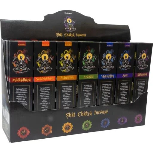 Goloka Chakra - Muladhara (Root) Incense Sticks 15g - Image 2
