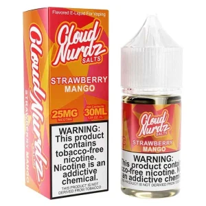 Cloud Nurdz Strawberry Mango Nic Salt - (30mL)
