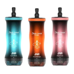 JNR Shisha Hookah 70K Disposable Vape 0.6%