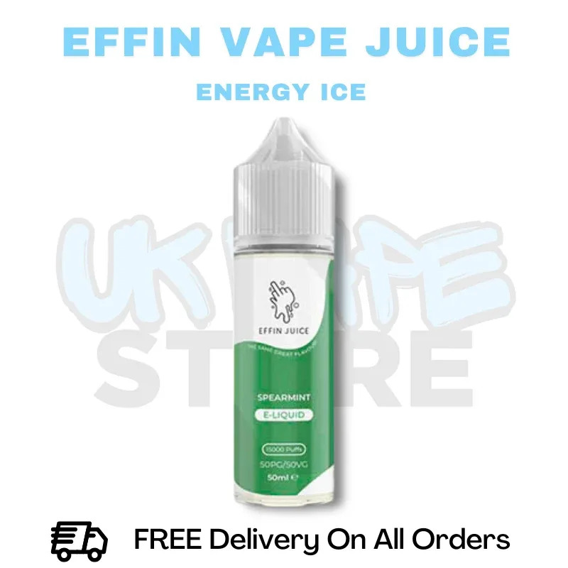 Spearmint Effin Juice Shortfil 50ML