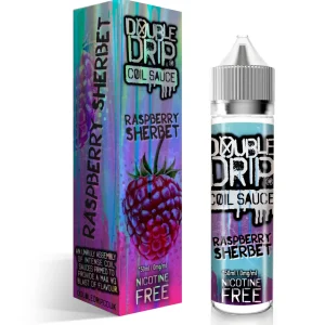 Double Drip Raspberry Sherbet Coil Sauce E-Liquid Shortfill 50ml
