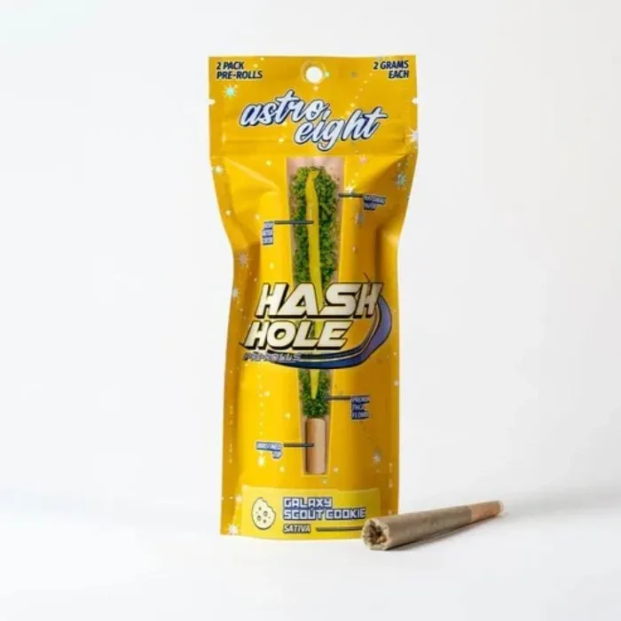 Astro Eight THC-A Hash Hole Pre Rolls 2g