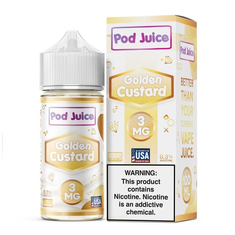 Golden Custard by Pod Juice – 100mL