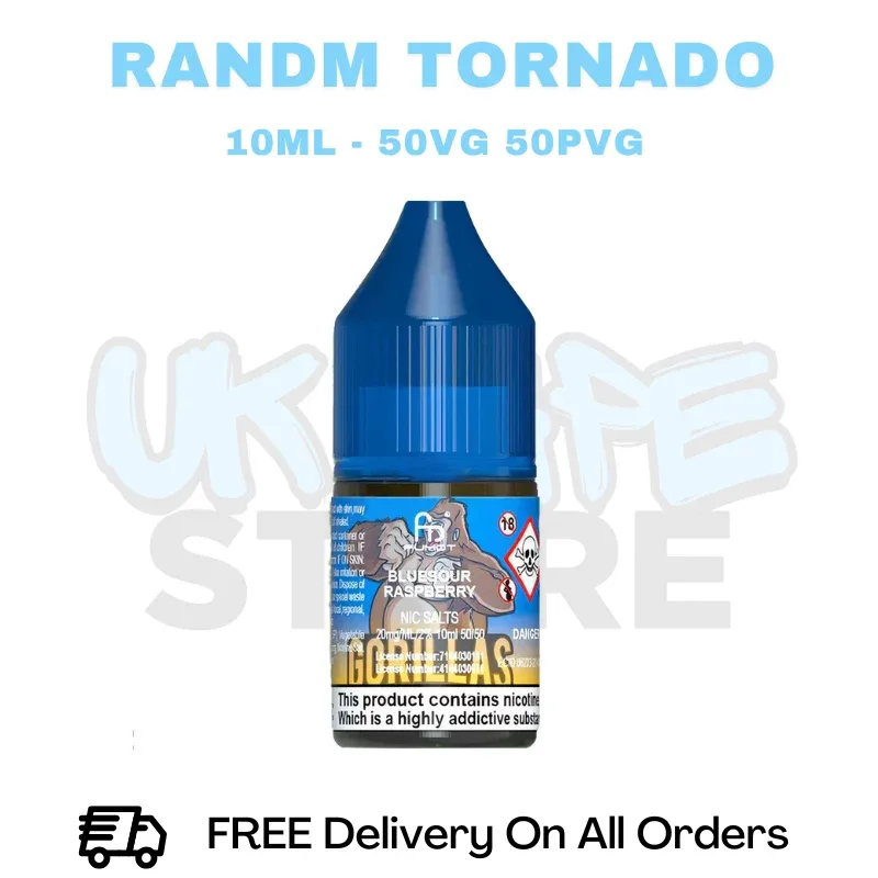 RandM Tornado 7000 Blue Sour Raspberry Nic Salt