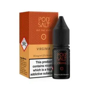 Pod Salts Virginia 10ml Nic Salt Eliquid