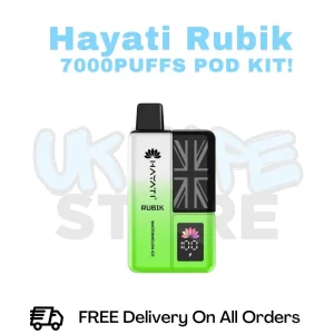 Watermelon Ice Hayati Rubik 7000 7K Puff Pod Kit - £6.99
