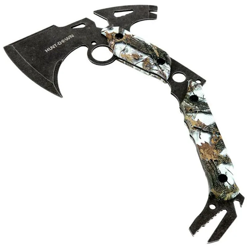 Hunt-Down - 13″ Gray Camo Hunting Survival Axe