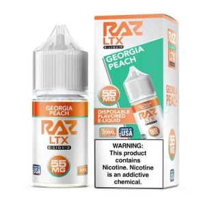 Pod Juice X RAZ LTX Georgia Peach Nic Salt E-juice 30ml