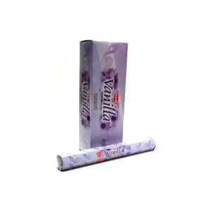 HEM Vanilla 9″ Incense Sticks – Hex Box (20g)