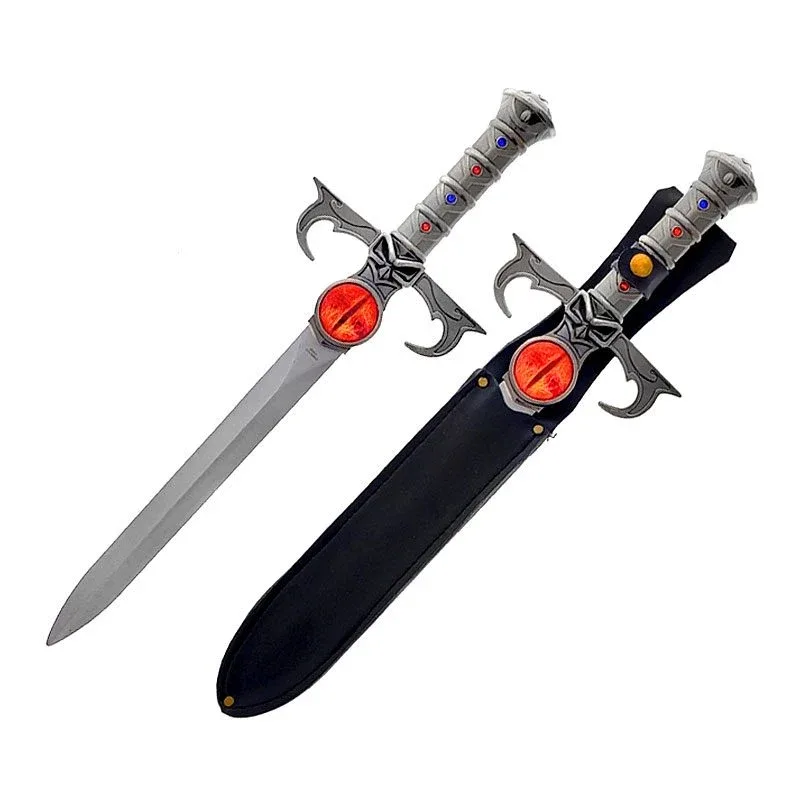15.75" Red Core Rune Knight Fantasy Sword