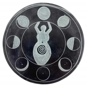 ZenN - Goddess Moon w/ Moon Cycle Round Ash Catcher