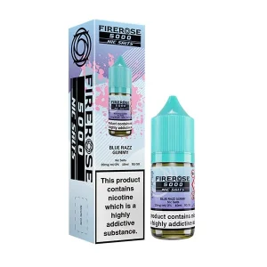 Blue Razz Gummy Nic Salt By Elux Firerose