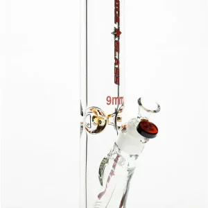 Nice Glass - 12" 9mm Straight Shooter Bong