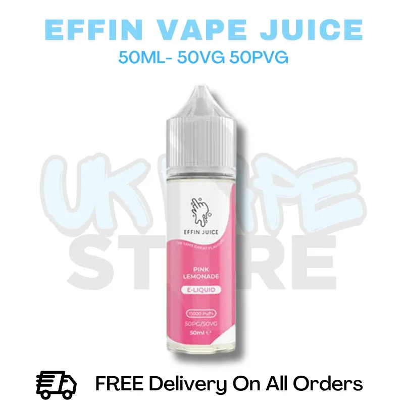 Pink Lemonade Effin Juice Shortfil 50ML