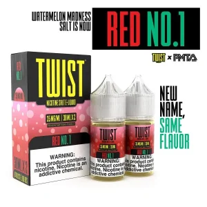 Red No.1 Nic Salt by Twist E-liquids - ( 2 Pack)