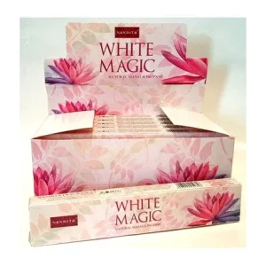 Nandita - White Magic Incense Natural & Organic Hand-rolled Masala Incense Sticks 15g