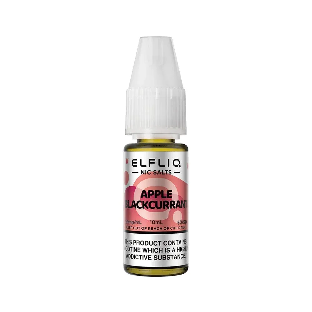 Apple And Blackcurrant Nic Salt By Elfliq