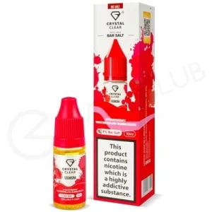 Strawberry Watermelon Bubblegum Nic Salt E-Liquid by Crystal Clear