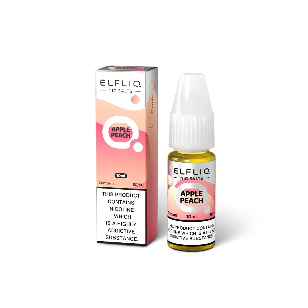 Apple Peach Nic salt By Elfliq