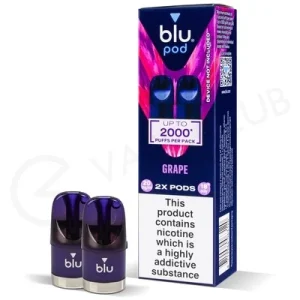 Grape Blu Bar Prefilled Pod