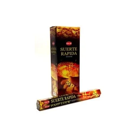 HEM Fast Luck 9″ Incense Sticks – Hex Box (20g)